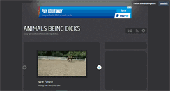 Desktop Screenshot of animalsbeingdicks.com